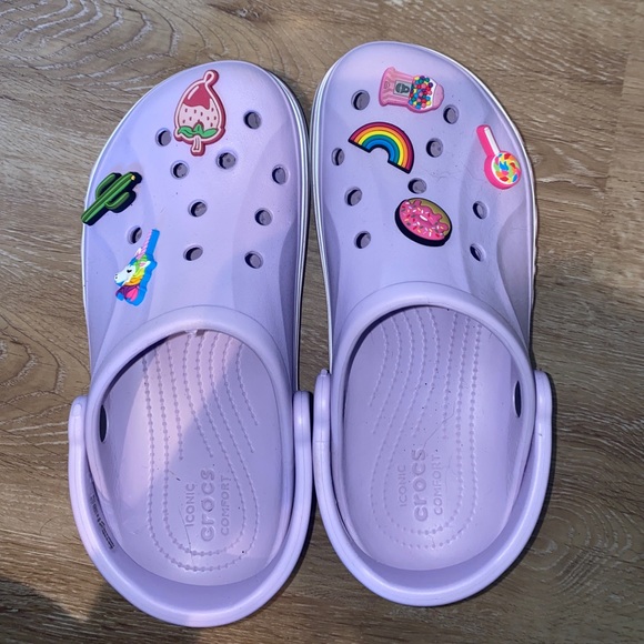 Crocs + Charms lNEW COND - Picture 1 of 3
